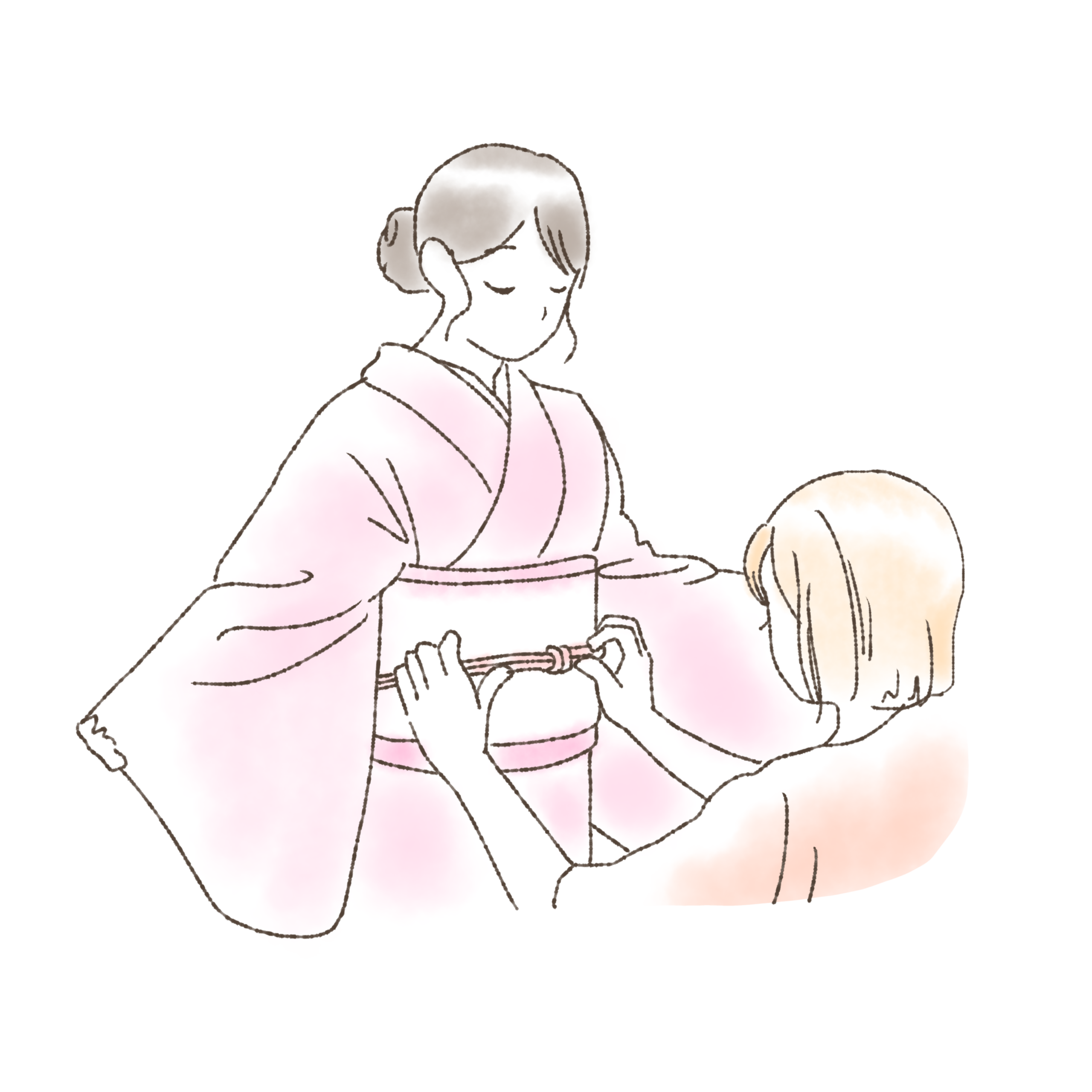 着付け(前撮り+式典当日)
